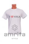 Футболка для йоги «I love yoga» (1)